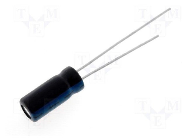 1000/63V, 105C, Ø16x25mm, ±20%, Kondensators elektrolītisks, 2000h, SAMWHA, ar lokaniem izvadiem