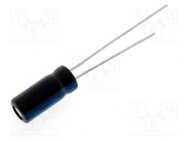 1000/35V, 105C, Ø12.5x20mm, ±20%, Kondensators elektrolītisks, 2000h, SAMWHA, ar lokaniem izvadiem