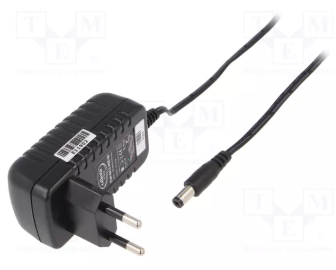 Barošanas bloks 220V=>12V, 0.5A, 6W, 5.5/2.1, 0.10kg