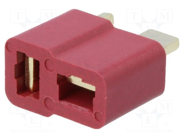 2Pin, AM1015, "mama", 500V, 25A, 12AWG(4mm2), lodejama vadam, bez korpusa