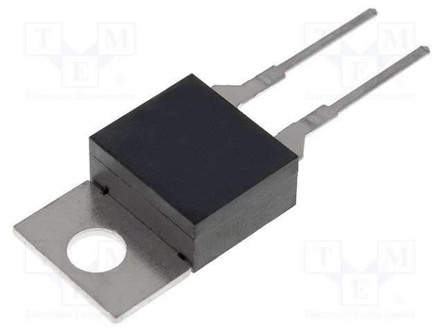 Termostats, 80C/55C, NC, 120VAC/1A, 10.2x4.6x30mm, Pēc iepriekšēja pasūtījuma
