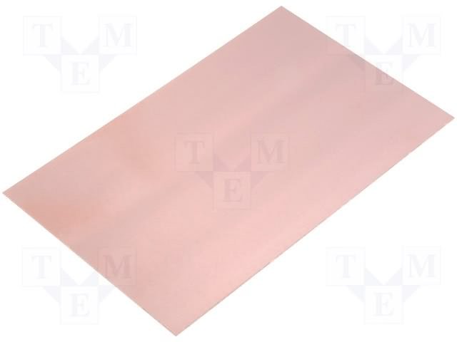 Tekstolīts segums divpusīgs folija 100x160, FR4, biezums 1mm