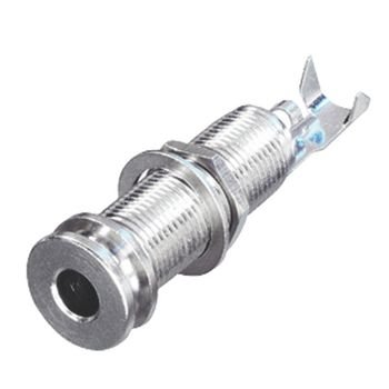 6.35mm ligzda, stereo, metālisks, vadam, skrūvejamas šasijai M12, L=58mm, NEUTRIK