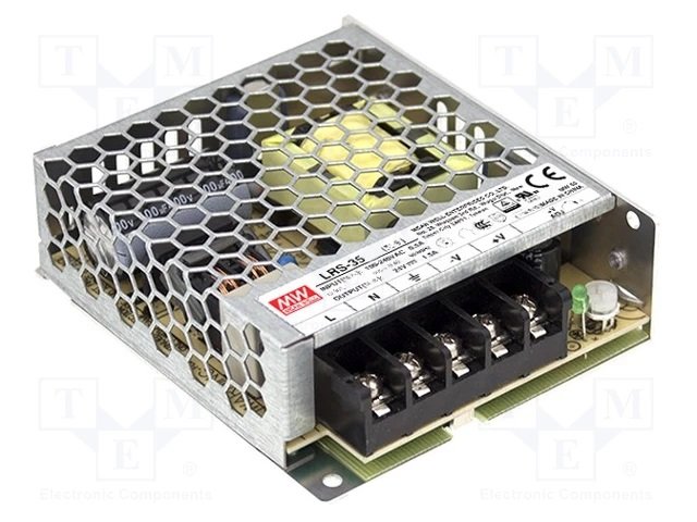 Barošanas bloks 220V=>12V(10.2...13.8VDC), 3A, 36W, 99x82x30mm, 0.221Kg, modulis
