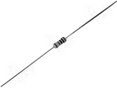 4K7, 1/2W, ±5%, Rezistors, carbon film, Ø3x9mm