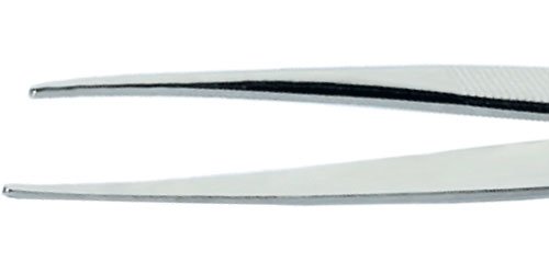 Pincete L=120mm, tērauds, galu platums 1.2mm, taisna