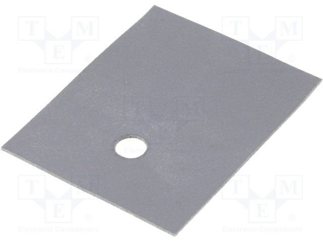 Izolācija SMICA TO-247, SOT93, TOP3,  gumija(silikons), 0.4K/W, 20x24x0.3mm, -60...180°C