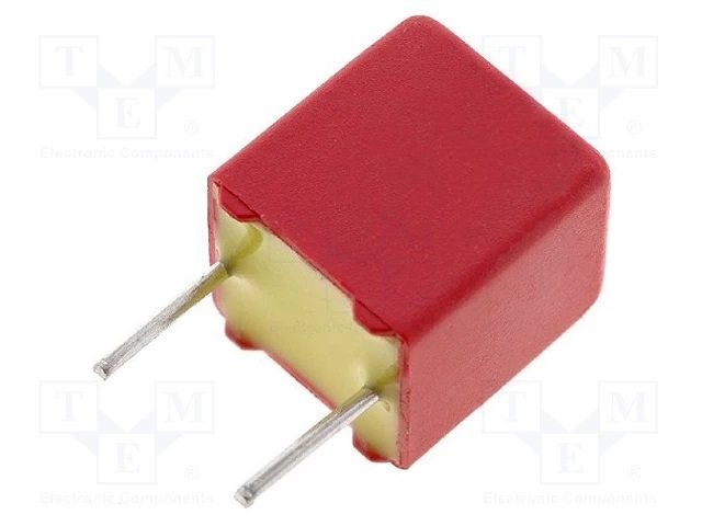 220pF/1000VDC, 250VAC, ±5%, polipropilēns kondensātors 5mm, 4.5x6x7.2mm, WIMA