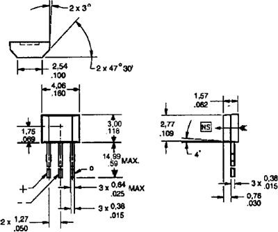 SS441A Holla devējs, Sensor: Hall effect, unipolar, Range:2...11,5mT, Usup:3.8-30VDC