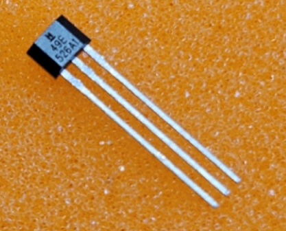 SS49E Holla devējs, Sensor: Hall effect, Linear Position Sensor, -1000÷1000Gs, Usup: 3÷6.5VDC, 6mA, Temp: -40÷100°C