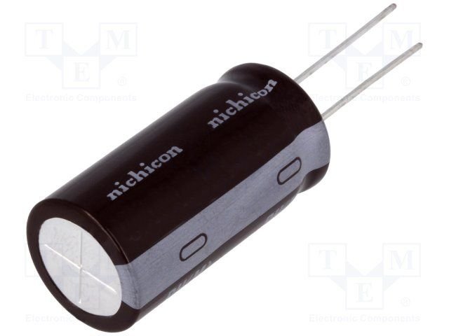 150/400V, 105C, Ø16x40mm, ±20%, Kondensators elektrolītisks, 2000h, NICHICON, ar lokanien izvadiem