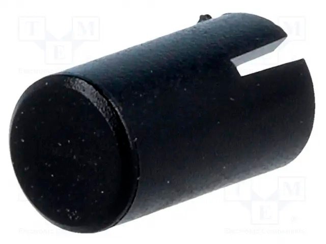 Cepurīte mikrosledzejam BS800, Ø5x8.9mm, apaļa, melna