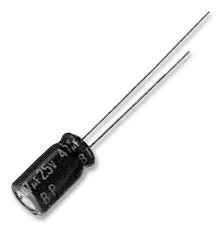 22/35V, 85C, Ø6.3x11mm, ±20%, 2000h, kondensators elektrolitiskais nepolārais II, PANASONIC