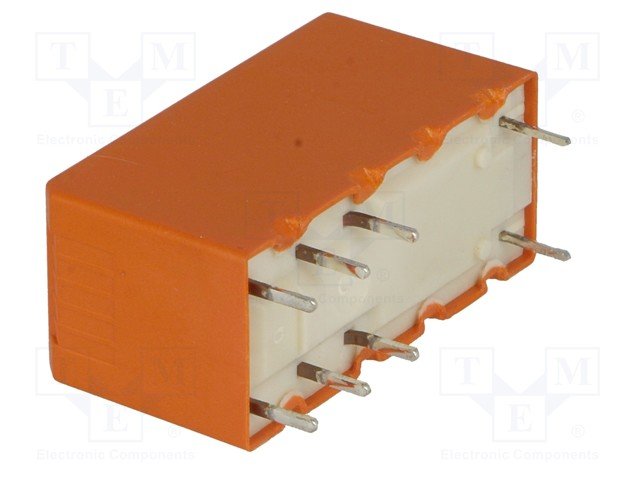 Relejs DC24V, SPDT, 16A/250VAC, 16A/24VDC, 1.44kΩ(16.66mA), viens kontakts uz pārslēgšanu, 29x12.7x15.7mm, TE Connectivity