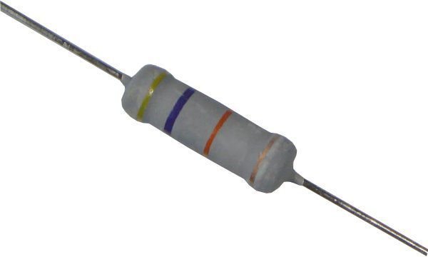 0R24 3W, ±5%; Ø5.5x16mm, Rezistors, stiepļu