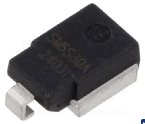 SM6S30A, SMD Supresors, 30V, max4600W, unidirectional types, DO218AB