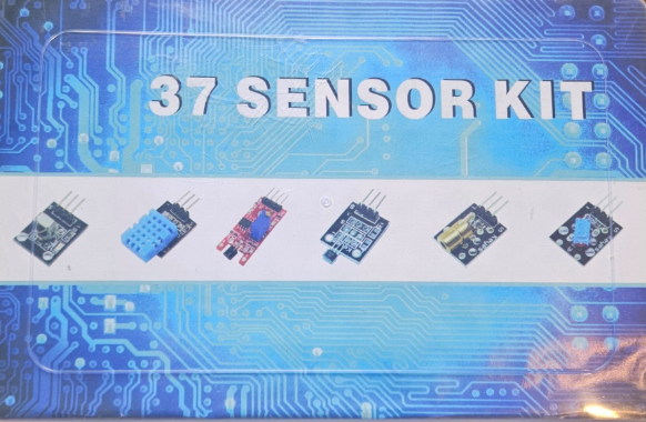 Arduino dažādu sensoru komplekts, 37 elementi, plastmasas kastē