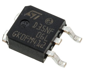 35NF06L SMD Tranzistors N-FET, 60V, logL(1...2.5V), ±16V, 35A, 80W, 0R014, TO-252