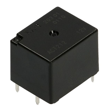 Relejs ar 2 tinumiem, 12VDC, SPDTx2, 20A/14VDC, 180R, divi kontakti atsevišķi uz pārslēgšanu/salēgšanu, PANASONIC