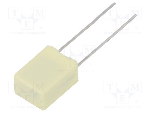 15nF/250VDC, 160VAC, ±10%, plēves, poliesters kondensators, 5mm, 7.2x2.5x6.5mm, KEMET