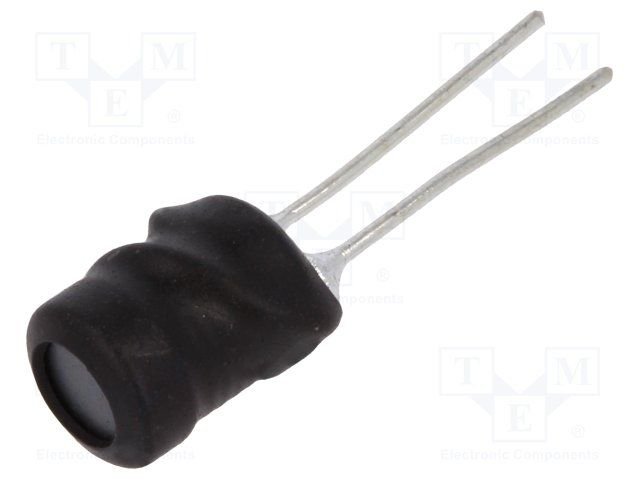 Drosele vertikālā, 3.3mH, 220mA, 8.78Ω, THT, ±10%, Ø7.5x9.5mm