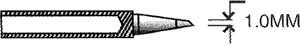 Loduzgalis D=7x4.2mm, uzvērstais konuss, 1mm