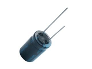 4700/25V, 105C, Ø16x25mm, ±20%, Kondensators elektrolītisks, 2000h, Jamicon, ar lokaniem izvadiem