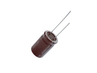 1800/16V, 105C, Ø12.5x20mm, ±20%, TL serija, Kondensatori zemas induktivitātes, Jamicon	, 21mΩ, 5000h, ar lokaniem izvadiem