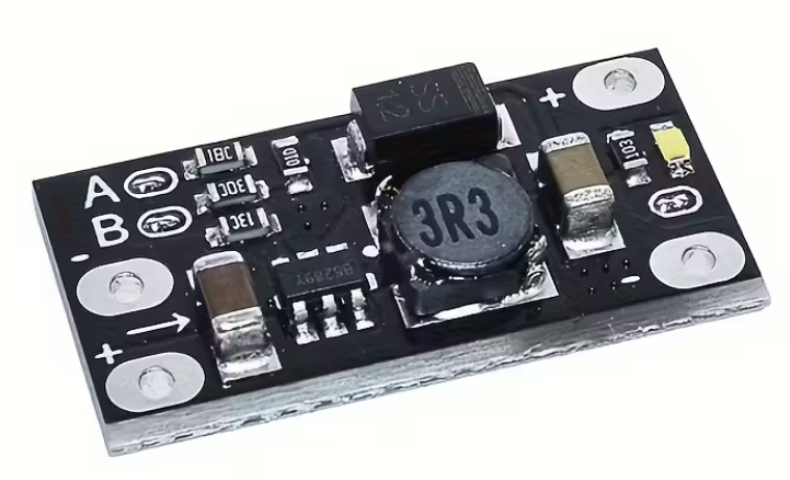 Modulis: Pārveidotājs, step up, Uie=2.5...5V, Uiz= 5V/1A, 8V/0.7A, 9V/0.7A, 12V/0.5A, 80..96%, 22x11x3.5mm, Baze MT3608(B628)
