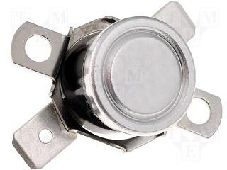 BT-L-090 Termostats, 90C/75C, ±3°C, NC, 250V/10A, Ø16x12mm, - -