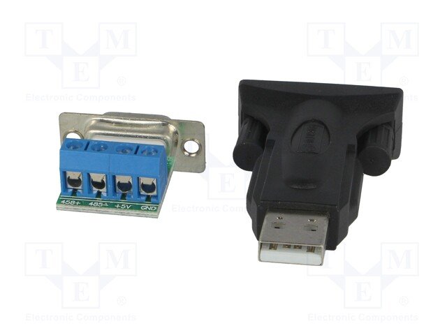 USB-A štekers/RS485 štekers, FTDI/FT232RL konverters, adapters+vads, 0.8m