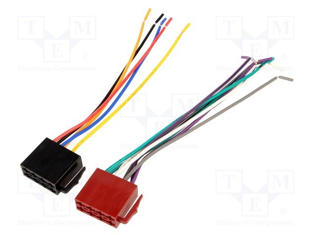 ISO-STANDARD  štekers auto savienotājvads, 13(5+8)