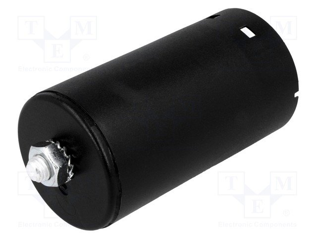 70.0/250VAC, ±10%, elektromotoru kondensators, klemes 6.3mm, Ø36.5x68.5mm