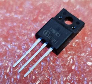 17N80C3(izol.) Tranzistors N-FET 800V,17A, ±20V, 208W, 0R29, TO-220F