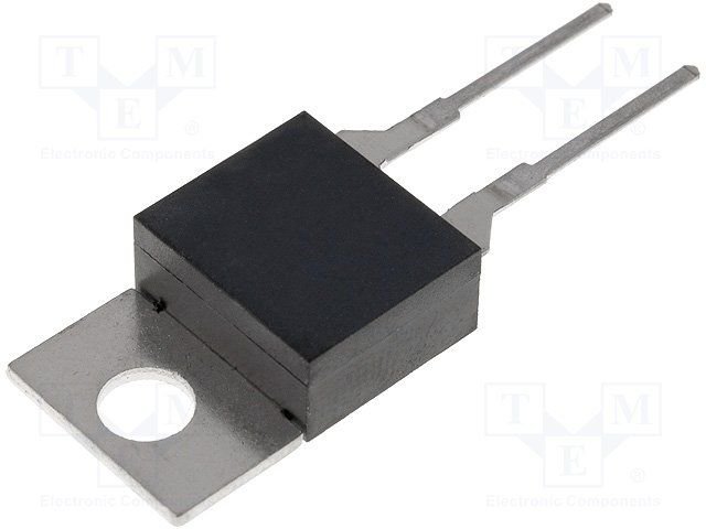 Termostats, 100C/70C, NC, 120V/1A, 10.2x4.6x30mm, TO-220AC