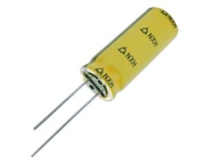 1800/35V, 105C, Ø12.5x35mm, ±20%, NXH sērija, Kondensatori zemas induktivitātes, SamYoung, 12mR, 10000h, ar lokaniem izvadiem