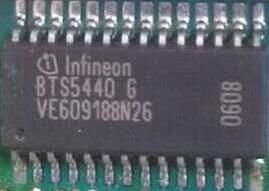 BTS5440G SMD Mikroshēma Smart High-Side Power Switch, Four Channels: 4 x 25mΩ, IntelliSense, P-DSO-28-19