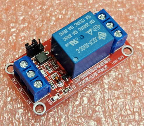 Modulis: relejs 1, 5VDC, 10A, 30VDC/250VAC, 44x17x18mm