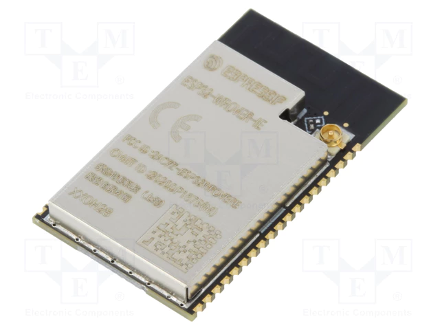 Modulis: Bluetooth, IoT, Low Energy,WiFi, ārējā antena, SMD, IPEX, 18x31.4x3.3mm, 2.7...3.6VDC