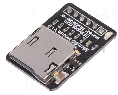 Modulis: MicroSD kartes adapters, SPI, 42x24x12mm, priekš ARDUINO, DFROBOT