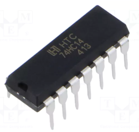 74HC14N Mikroshēma HEX SCHMITT TRIGGER, 2...6VDC, DIP14