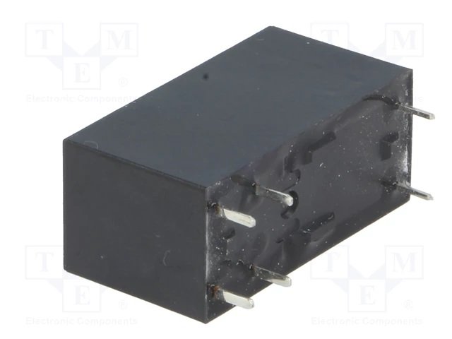 Relejs DC12V, SPST-NO, 16A/250VAC, 16A/24VDC, 272R(43.6mA), viens kontakts uz saslēgšanu, 29x12.7x15.7mm, OMRON