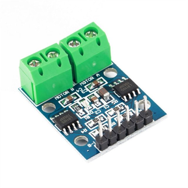 Modulis: soļu dzinēja kontrollers, 12V, 800mA, 29x23mm, L9110S