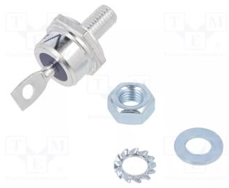 40HF160 Diode, 1600V, 40A, katods korpusā => 40HF160, DO-5