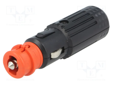 auto štekeris piepīpētājam AR drošinātāju, vadam, 12V/24V, 16A, LED
