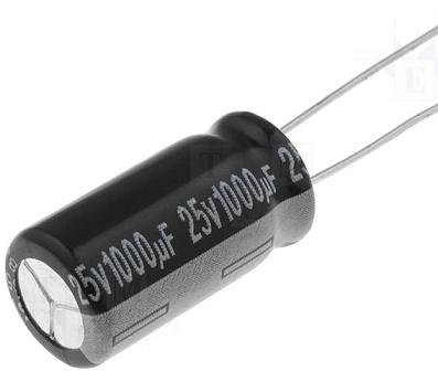 470/50V, 105C, Ø10x20mm, ±20%, Kondensators elektrolītisks, 2000h, SAMWHA, ar lokaniem izvadiem