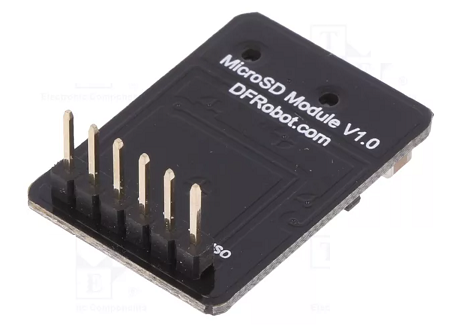 Modulis: MicroSD kartes adapters, SPI, 42x24x12mm, priekš ARDUINO, DFROBOT