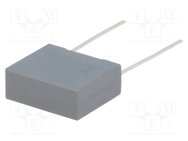 820pF/1000VDC, 600VAC, ±5%, polipropilēns kondensātors 10mm, 13x4x9mm, KEMET