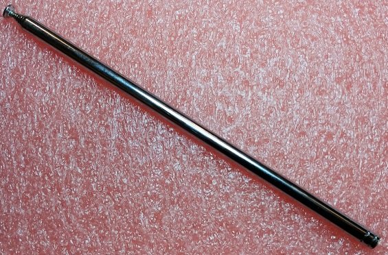 Antēna 7.0mm 190/1120mm, piestiprinājums skrūve M3 no lejas