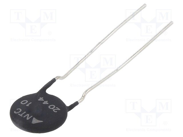 Termistors, NTC, 15mm, 4A, 10R